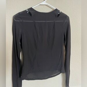 Lululemon sheer long sleeve top